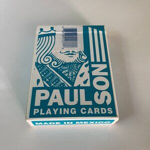 Paulson Playing Cards deck from 4 Queens Casino Las Vegas game used large print